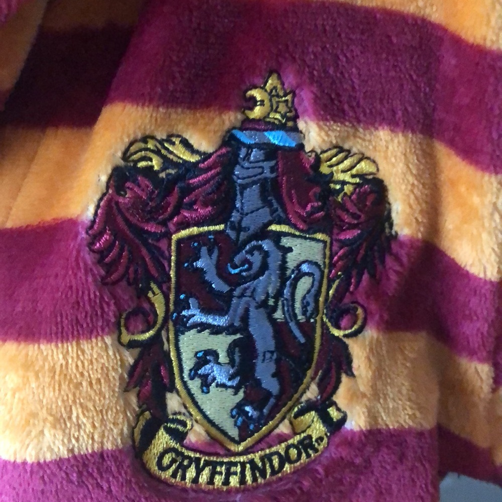 Harry Potter Junior Girls Striped Ruffle Robe - Picture 4 of 7